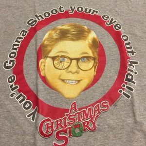 Christmas T-shirt with BOOK L Christmas story new